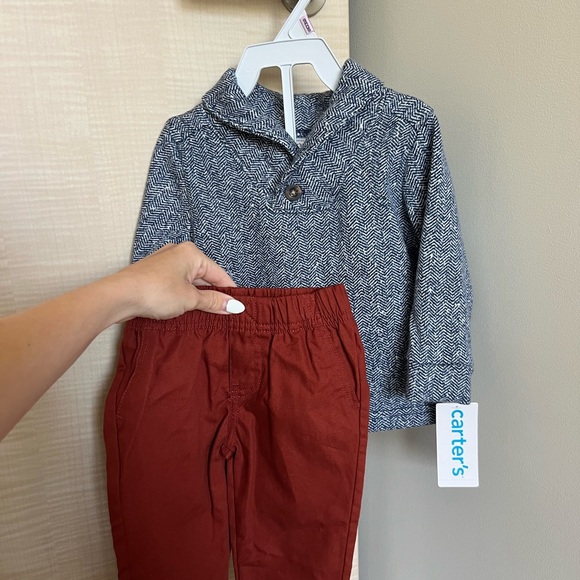 Carter's Other - NWT Carter's Blue and Red Kids Matching Set